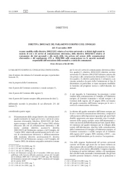 Direttiva CE 2009/136